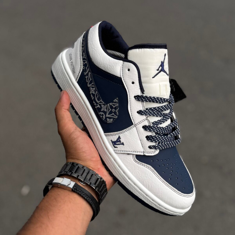 Air Jordan 1 Louis vuitton سرمه ای